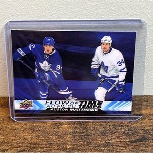 2022-23 Upper Deck Tim Hortons Flow of Time #NT11 Auston Matthews Maple Leafs